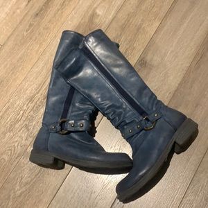 Blue boots
